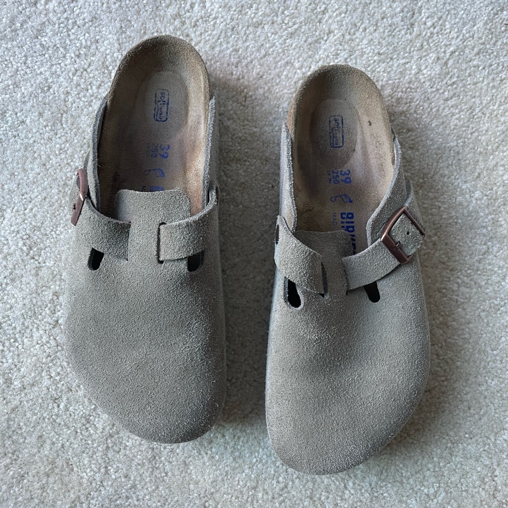 Birkenstock Boston Suede Leather